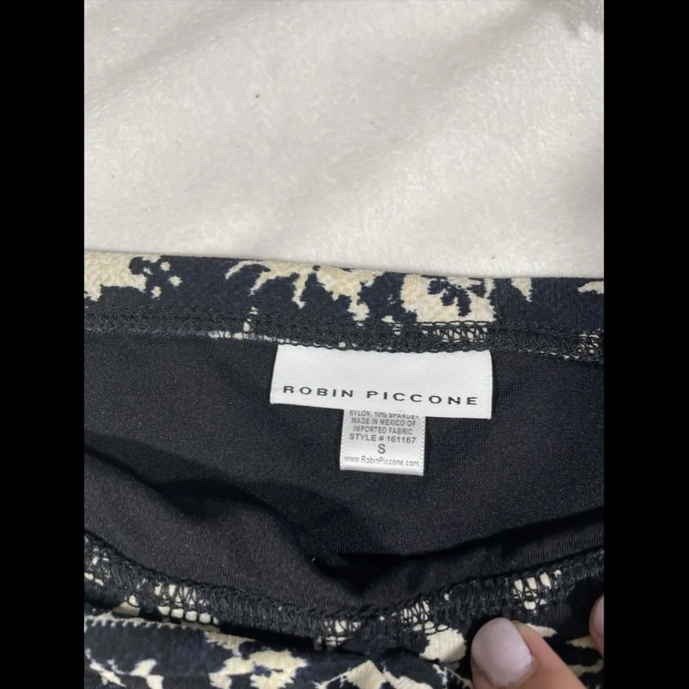 NEW Robin Piccone Flora Twist Ikat‎ Bikini Bottom Blue/Cream [SZ Small ]